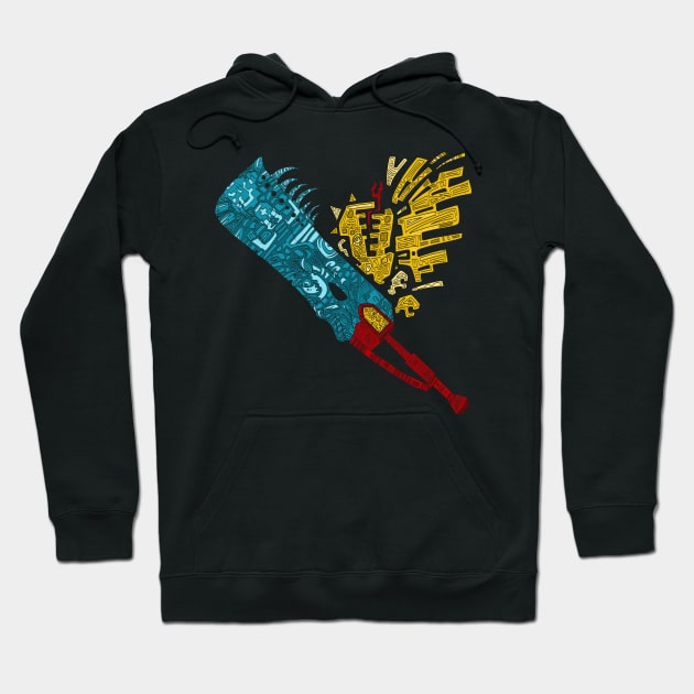 Monster Hunter Great Sword Hoodie by paintchips